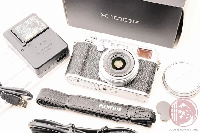 [ 3000 shots TOP MINT in Box ] Fujifilm Fuji X100F Silver 24.3MP from Japan C822