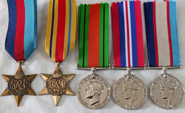WW2 AUSTRALIA MILITARY north africa medals replica army navy air force ...