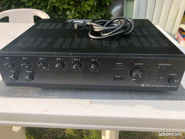 AMPLIFICATEUR TOA MODEL A-1806 EUR 100,00 - PicClick FR