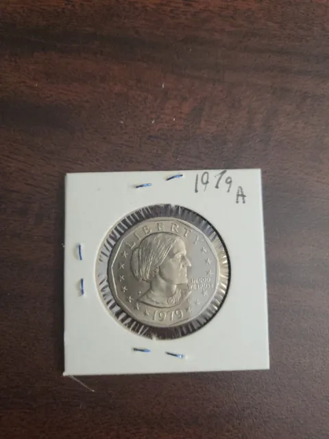 *Rare* 1979 Susan B Anthony FG-Frank Gasparro one Dollar U.S Coin Denver Stamp