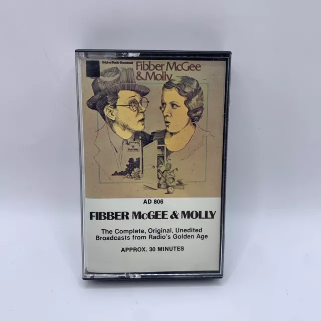 Fibber McGee & Molly Radio Show 1940s Audio Cassette Tape 30 min March 22, 1949