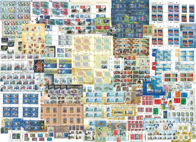 50 Jahre Europa Cept - Sammlung ** 50 Länder 54 Sätze 101 Blocks 52 Kleinbogen