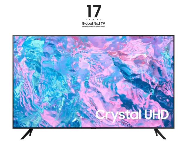 Samsung Tv Led 4K UE43CU7170UXZT 43 Pollici Smart Tv Processore Crystal 4K