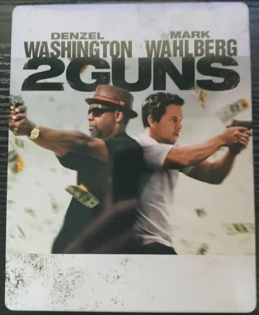 2 Guns (Blu-ray, DVD, 2013) Best Buy Exclusive MetalPak Steelbook No Digital