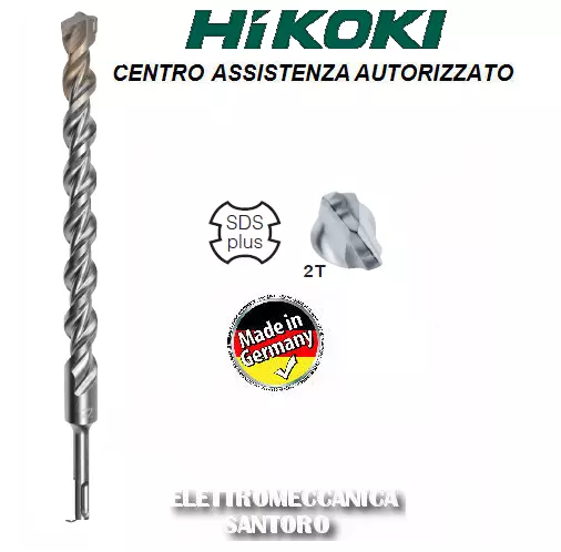 Pointe A Perçage Hélicoïdale 16 x 450 2T Avec Attache Sds Plus HIKOKI HITACHI