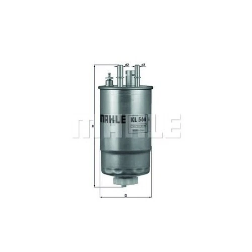Filtro Carburante Mahle KL 566 per Fiat Ford