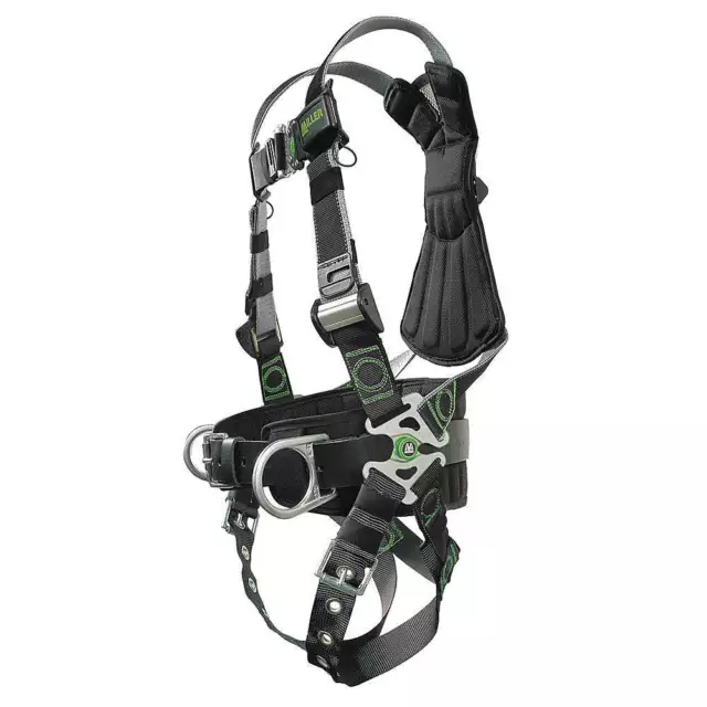 HONEYWELL MILLER RDT-TB-BDP/UBK Full Body Harness,Revolution,L/XL 5PA98