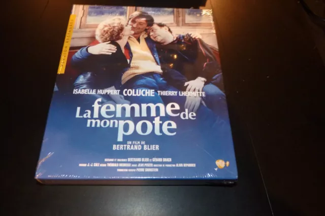 COFFRET 1 BLU-RAY + 2 DVD NEUF "LA FEMME DE MON POTE" Coluche, Isabelle HUPPERT