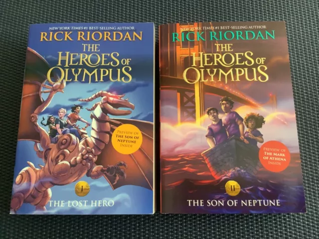 The Heroes of Olympus Books Lost Hero Son of Neptune Rick Riordan Percy Jackson