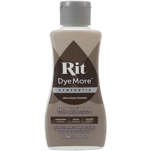 (Chocolate Brown) - Rit Dye More Synthetic, 210ml. Huge Saving