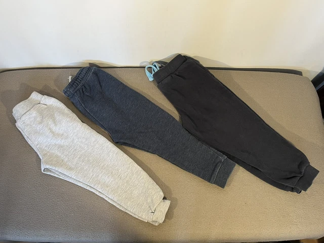 Girls Jogger Pull Up Trousers Bundle of 3 Age 3-4 Years Mixed Brand