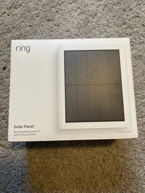 4W Solar Panel for Select Ring Security Cameras - White 4W Solar Panel for Select Ring Security Cameras - White