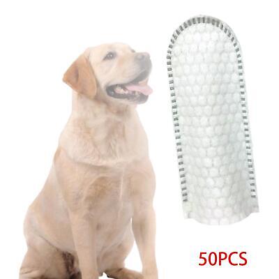 50 piezas limpiaparabrisas de dientes de perro limpiaparabrisas de gatos cuidado de limpieza en húmedo