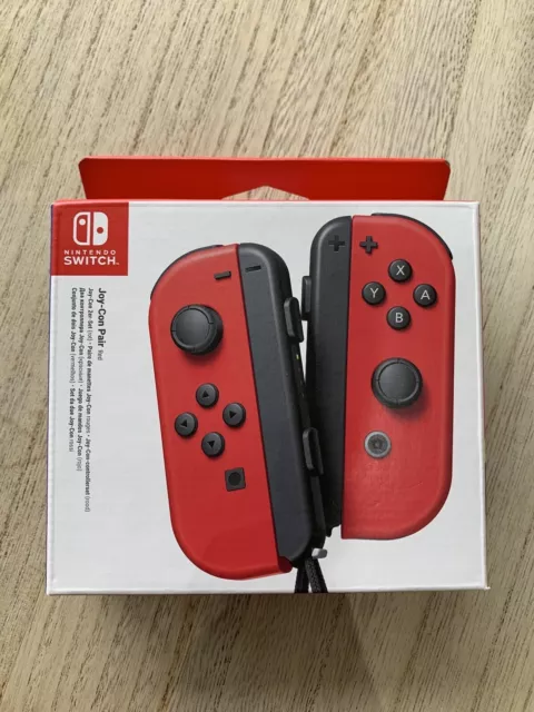 Manettes Nintendo Switch JOY CON Edition Collector Rouge Mario NEUF