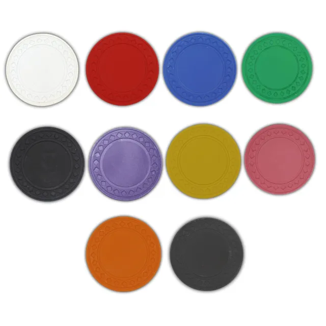 500 Roulette / Poker Chips - 8 gram "Super Diamond" Your Choice of Colors