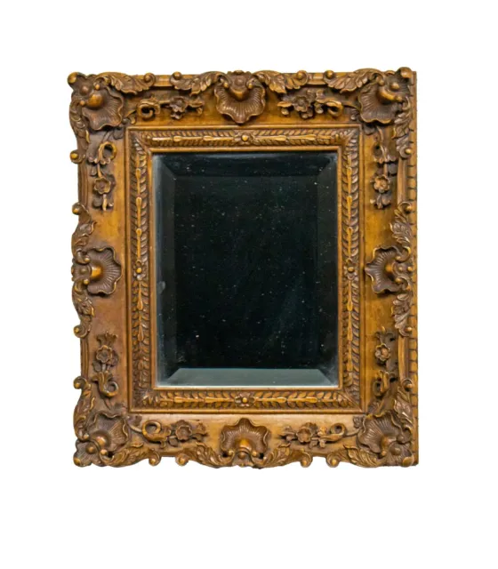 Elegante specchio da parete vintage intagliata a mano