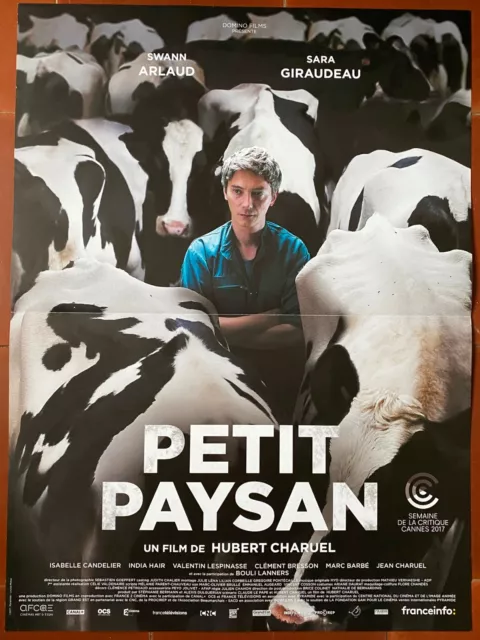 Affiche PETIT PAYSAN Agriculture SWANN ARLAUD Hubert Charuel 40x60cm