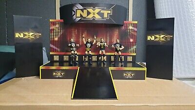 wwe custom made NXT stage for wrestling figures 