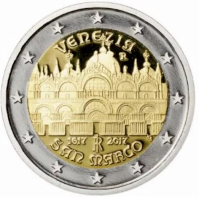 2 euro Italia 2017 venezia Commemorativo san marco nuovo fdc *LEGGERE DESCRIZION