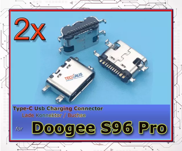 Type C Lade konnektor usb Buchse Socket Anschluss for Doogee S96 Pro Ladebuchse