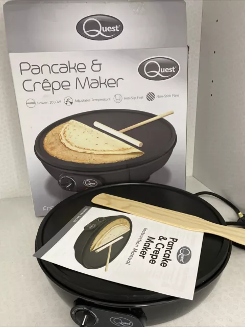 1000W Electric Pancake Omelettes Flatbread Crepe Maker 12 Hot