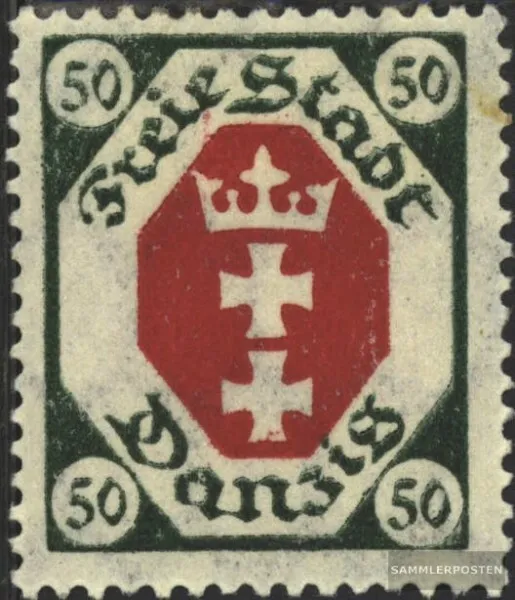Danzig 80 postfrisch 1921 Freimarken