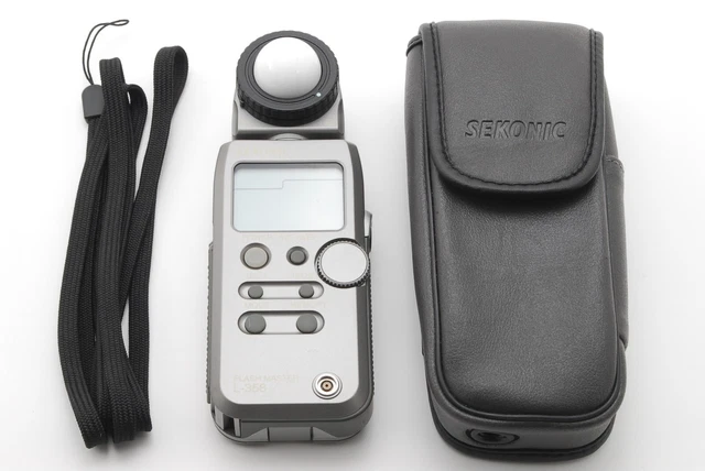 [NEAR MINT w/Case] SEKONIC L-358 Flash Master Digital Light Meter From JAPAN