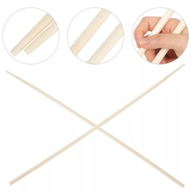 10 Pairs Wooden Canteen Dining Hall Reusable Wooden Chopsticks Reusable