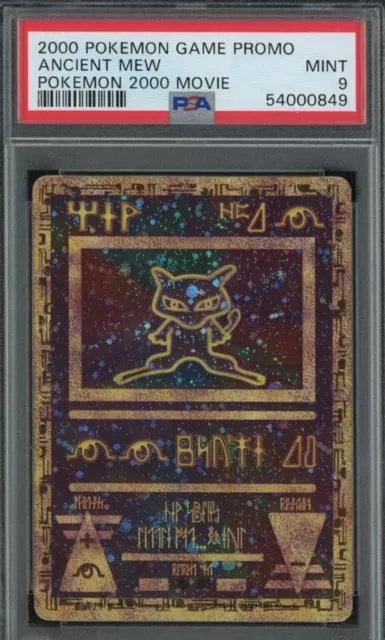 Carte Pokémon - Ancient Mew - 2000 Movie promo - PSA 9 Holo