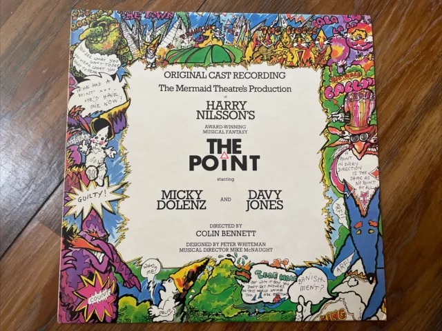 Harry Nilsson's The Point Cast Recording 1978 MCA MCF 2826 Jacket NM- Vinyl NM