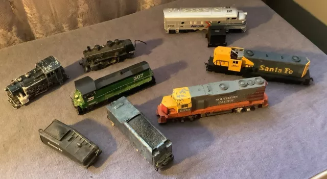 Vintage Ho Gauge Locomotives 6 Locos Two Tenders For Parts