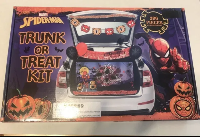 Spider-Man Marvel Trunk Or Treat Halloween Party Decor Kit 200 pc