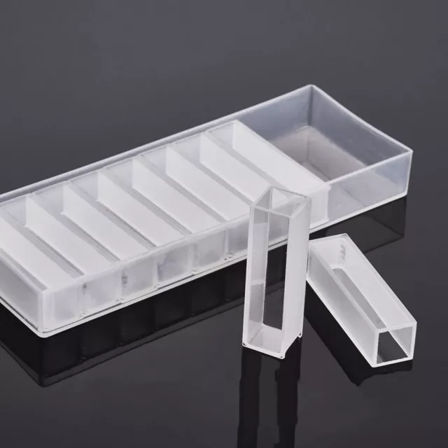 Transparent Quartz Sample Cell Set 10mm/50mm Path Length for Spectrophotometer