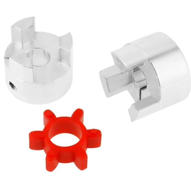 Flexibler 10-mm-14-mm-Aluminium-Wellenkupplungsstecker für Klauenwellen