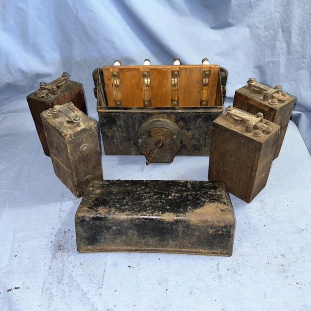 Model T Ford Ignition Switch Coil Box & Coils Vintage Antique 1912 1913 1914