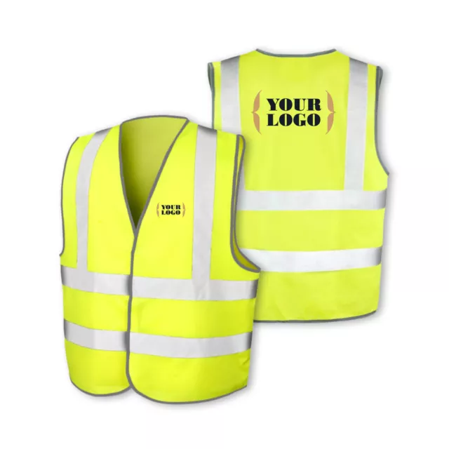 Gilet de sécurité Hi-Vis imprimé sur mesure personnalisé personnalisé vente en gros gilet viz haute veste 3