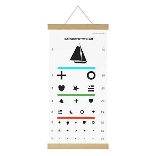 McKesson 20 Foot Distance Wall Mount Eye Chart, Sloan Letter 5 per Bag -  Simply Medical