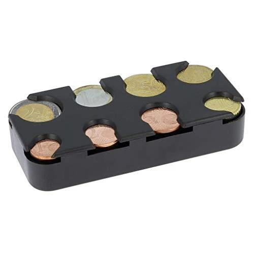 SUMEX Range-Monnaie 8 Compartiments de 2 Euros à 1 Centime