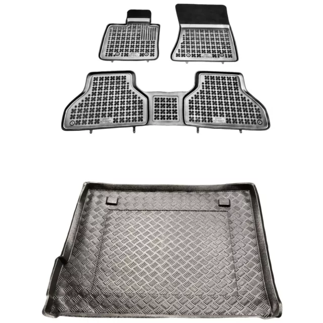 RX07092112-1 Jeu de tapis de coffre en PE et de tapis de sol pour BMW X5 E70 200