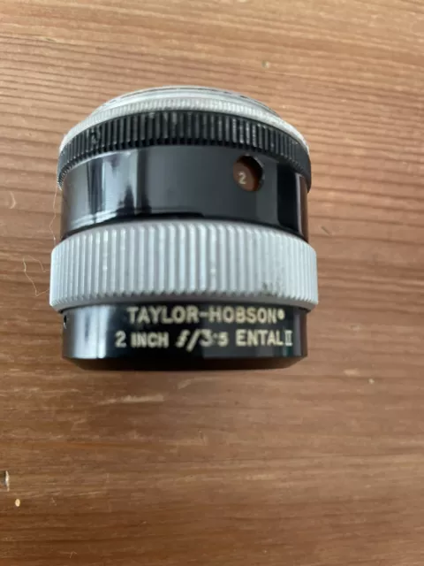 Taylor Hobson Ental II 2 inch f/3.5 Enlarging Lens. Excellent Quality VGC