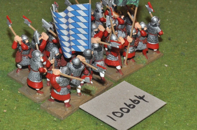 28mm renaissance / elizabethan - 24 axemen - (100664)