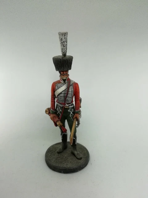 Lot De Figurines En Plomb Peint - 54mm, Empire, F. Eisenbach, Bon État