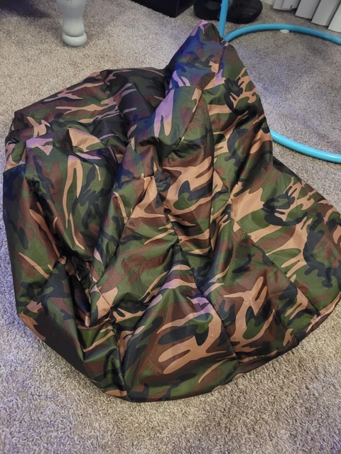 Big Joe Milano Bean Bag Chair Camo Camouflage USED
