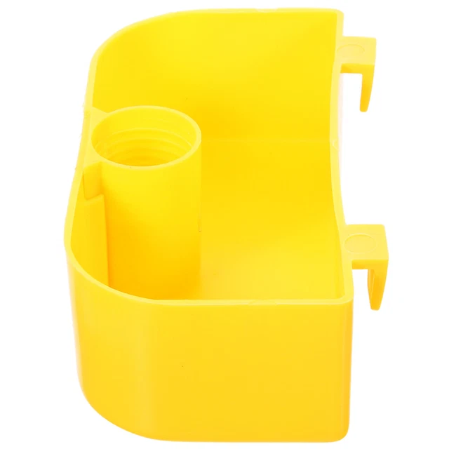 Alimentador de loros alimentador de animales pequeños loro jaula adjunta lavabo de alimentación loro