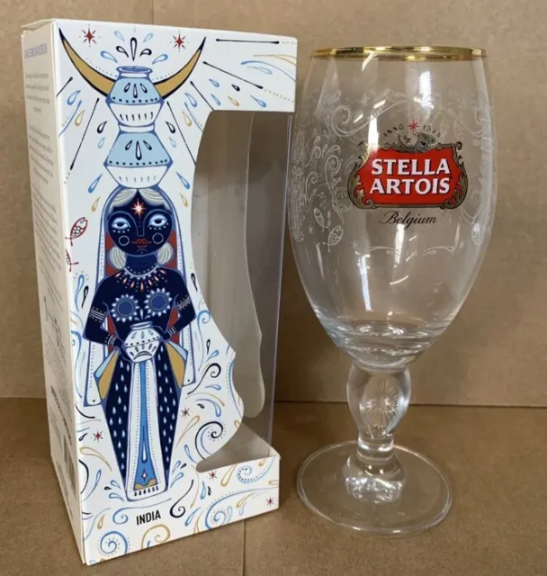 STELLA ARTOIS 2018 Limited Edition India 🇮🇳 Chalice Glass NEW $27.99 ...