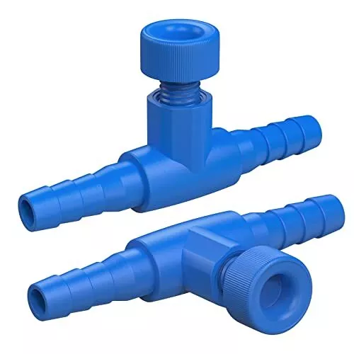 Aquarium Air Control Valves for 3/16" ID Airline Tubing Single Way Plastic Flow