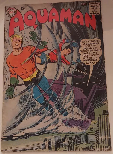 DC Comics AQUAMAN #15 1964 VERY GOOD  AQUALAD Silver Age Atlantis Superhero Book