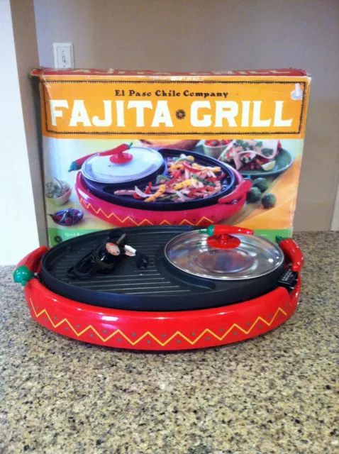 The El Paso Chile  Company. Electric Fajita Grill/red pepper handles. It#70190.