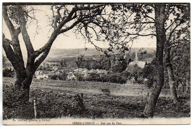 ORBAIS L' ABBAYE - Marne - CPA 51 - Vue du pays