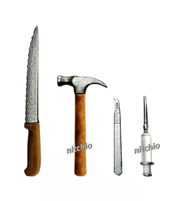 Mezco One:12 Halloween II Michael Myers – KNIFE, HAMMER, SCALPEL & SYRINGE 1/12 2